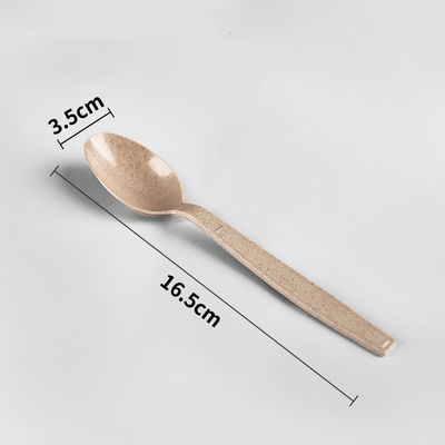 Enviromentally 165 Mm Wheat Spoon For Catering Event 1/1000pcs