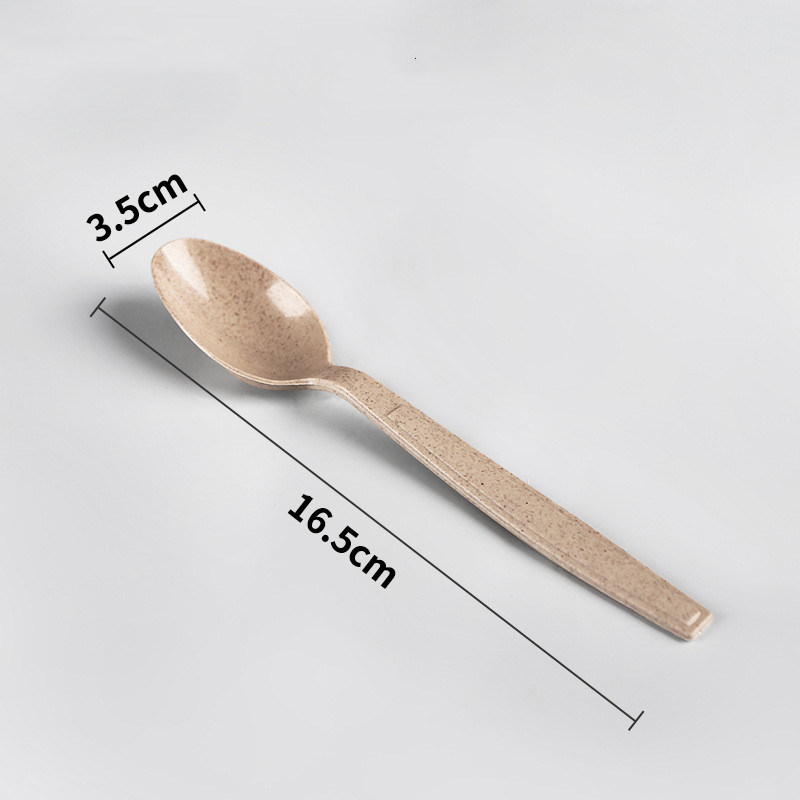 Enviromentally 165 Mm Wheat Spoon For Catering Event 1/1000pcs
